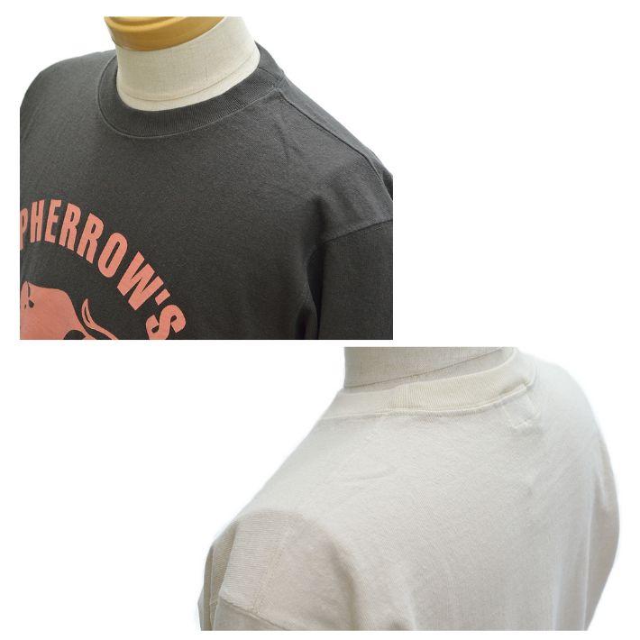フェローズ PLT2 Tシャツ プリント ロンT 長袖 オリジナル天竺 メンズ LONG SLEEVE TEE PHERROW'S | Pherrow's | 05
