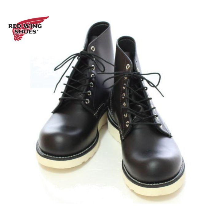 レッドウィング 8165 6インチクラシックラウンド ブラック「クローム」 6"CLASSIC ROUND BLACK「CHROME」 RED WING | RED WING SHOES