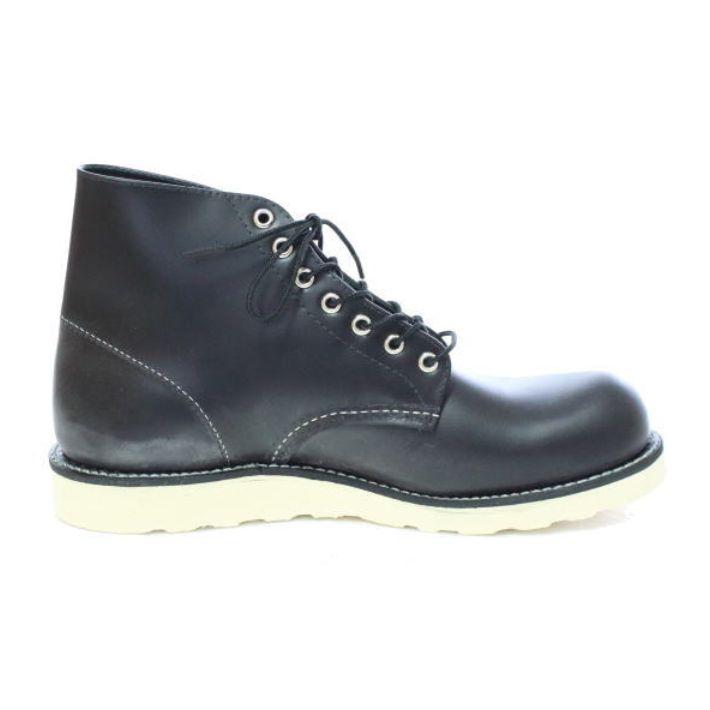 レッドウィング 8165 6インチクラシックラウンド ブラック「クローム」 6"CLASSIC ROUND BLACK「CHROME」 RED WING | RED WING SHOES | 02