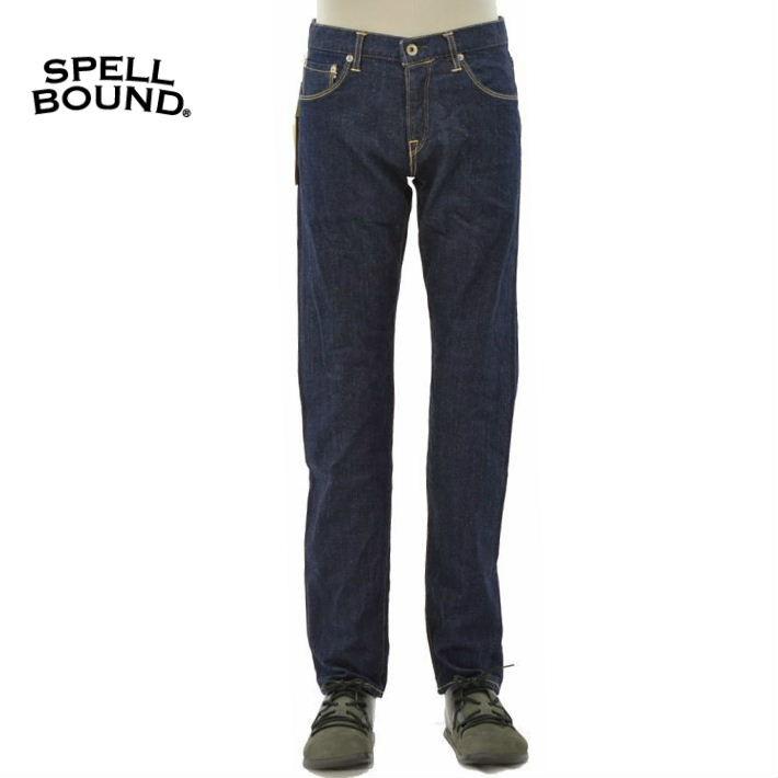 スペルバウンド メンズ ボトムス パンツ 40 171c ジーンズ デニム 28 9 レディースブランド Dmg でおなじみのドミンゴの メンズブランド Spellbound セルヴィッジスリムパンツ 12ozセルビッジストレッチデニム ワンウォッシュ Spellbound 40 171c 28 9
