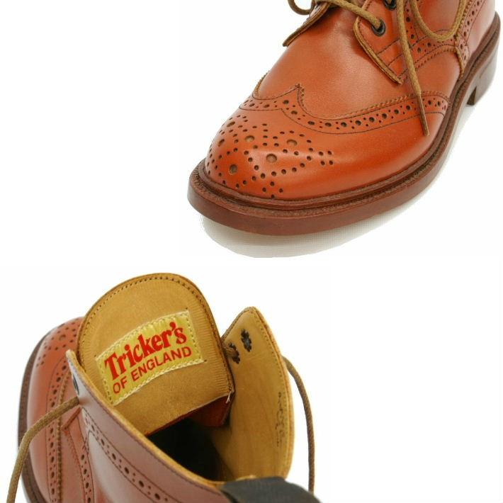 Tricker's トリッカーズ 5180 カントリーブーツ ウイングチップ Tricker's トリッカーズ 5180 カントリーブーツ ウイングチップ