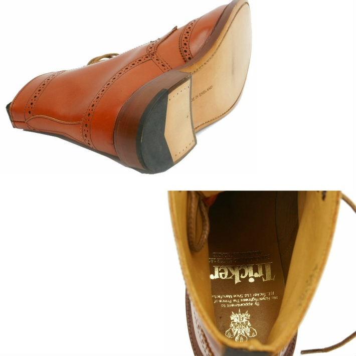Tricker's トリッカーズ 5180 カントリーブーツ ウイングチップ Tricker's トリッカーズ 5180 カントリーブーツ ウイングチップ