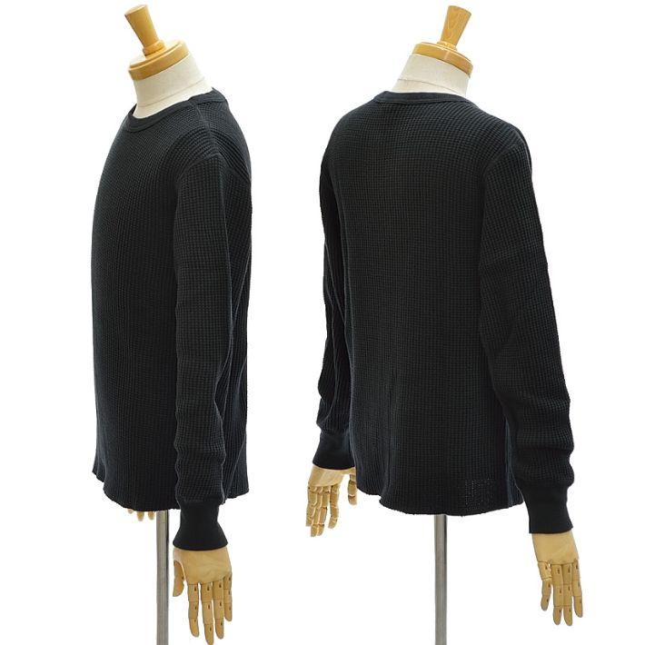 ウエス 60BW ビッグワッフル ロンT 長袖 カットソー 無地 メンズ UES | UES | 03