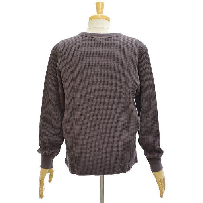 ウエス 60BW ビッグワッフル ロンT 長袖 カットソー 無地 メンズ UES | UES | 04