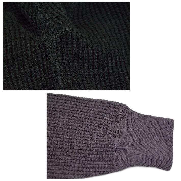 ウエス 60BW ビッグワッフル ロンT 長袖 カットソー 無地 メンズ UES | UES | 06