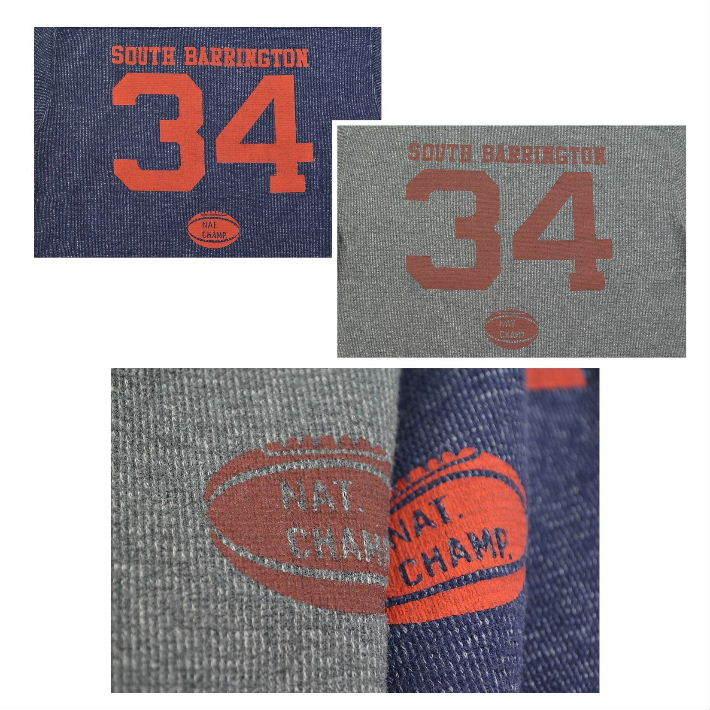 ウエス 652132 Tシャツ 34 Vネック フットボールT プリントT カットソー メンズ UES [メール便可] | UES | 07