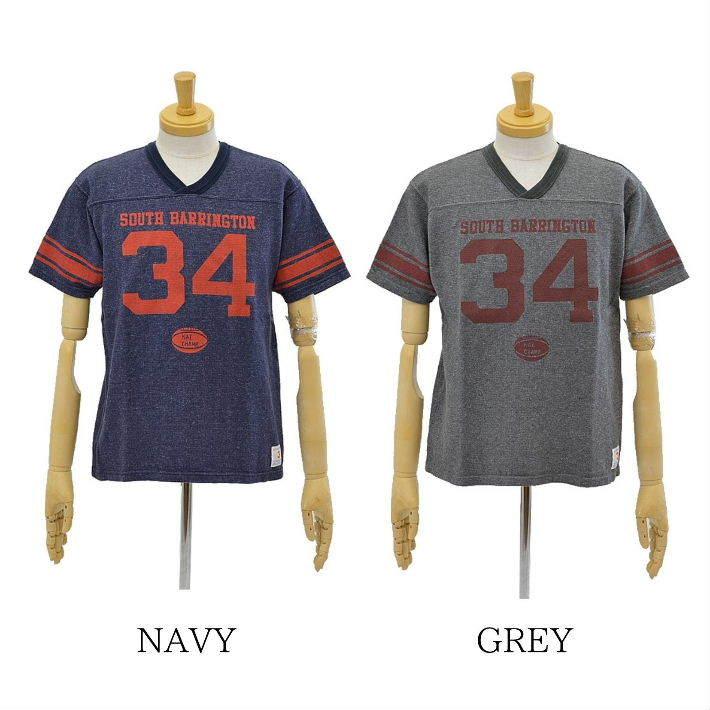 ウエス 652132 Tシャツ 34 Vネック フットボールT プリントT カットソー メンズ UES [メール便可] | UES | 08