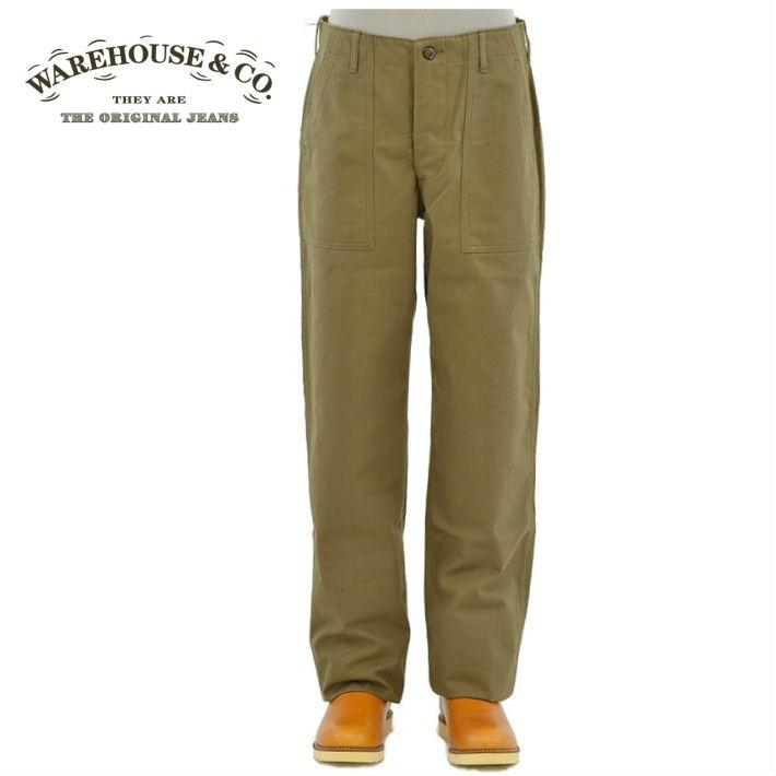 WAREHOUSE ミリタリーヘリンボーンパンツ WAREHOUSE（ウエアハウス） M-44 モンキーパンツ WAREHOUSE USMC