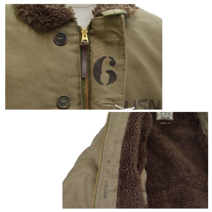 ウエアハウス Lot.2227 FINAL FORM OF WWII 1945 N-1 WINTER JACKET KHAKI (NXSX 79062) PATTERN B プリント有 メンズ WAREHOUSE | WAREHOUSE | 05