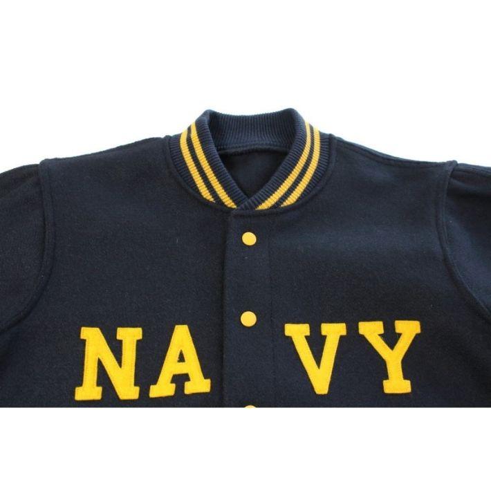 ウエアハウス Lot.2240 1950'S NAVY VARSITY JACKET アップリケ スタジャン メンズ WAREHOUSE | WAREHOUSE | 09