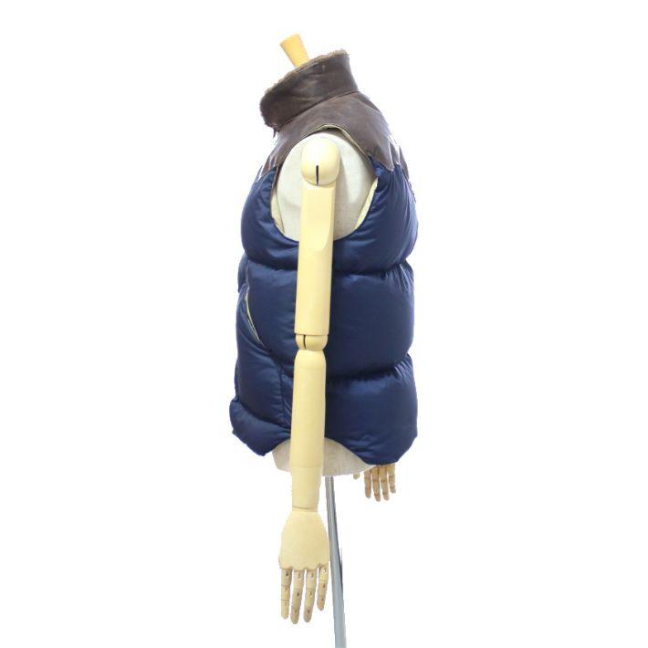 ロッキーマウンテン×ウエアハウス Lot.2222 ナイロン クリスティー ダウンベスト 500 NAVY メンズ ROCKY MOUNTAIN×WAREHOUSE NYLON CHRISTY VESTの画像