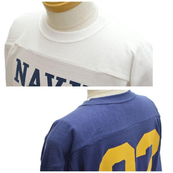 WAREHOUSE（ウエアハウス） Lot 4063「NAVY 92」7分袖フットボールT