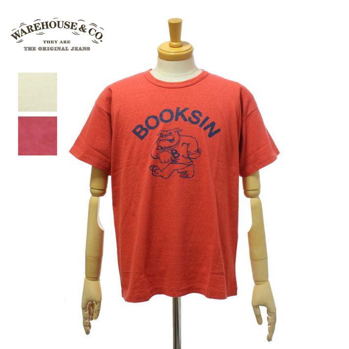 WAREHOUSE（ウエアハウス） Lot.4064 「BOOKSIN」2ND-HAND セコハン T
