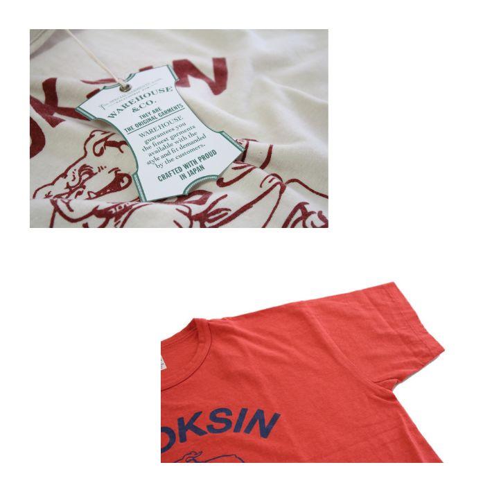 WAREHOUSE（ウエアハウス） Lot.4064 「BOOKSIN」2ND-HAND セコハン T