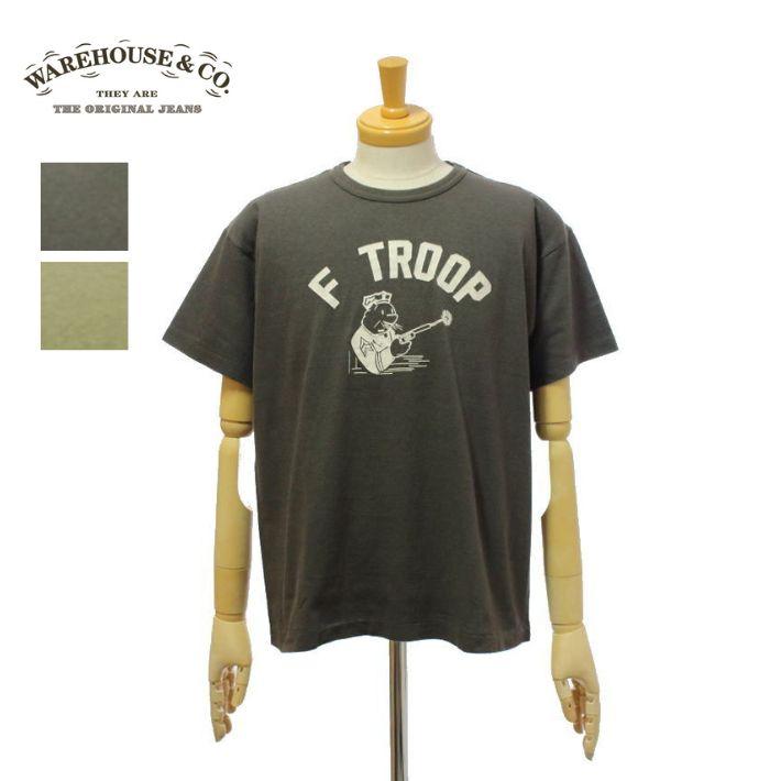WAREHOUSE（ウエアハウス） Lot.4064 「F TROOP」2ND-HAND セコハン T