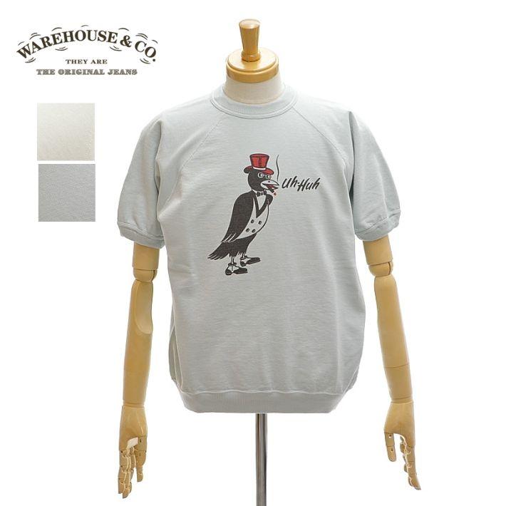 WAREHOUSE & CO. Lot 4104 CROW'S 半袖スウェット first