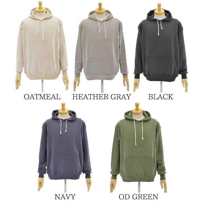 WAREHOUSE ウエアハウス Lot.450 無地 セットイン 2本針フード