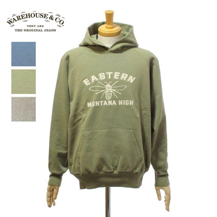 ウエアハウス Lot.462「EASTERN」2ND-HAND セコハン 長袖 プルオーバー スウェットパーカー メンズ WAREHOUSE | WAREHOUSE