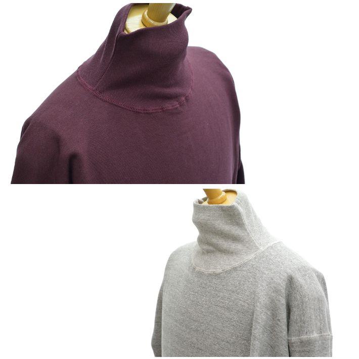 WAREHOUSE（ウエアハウス） Lot 468 無地 2本針 ハイネック スウェット