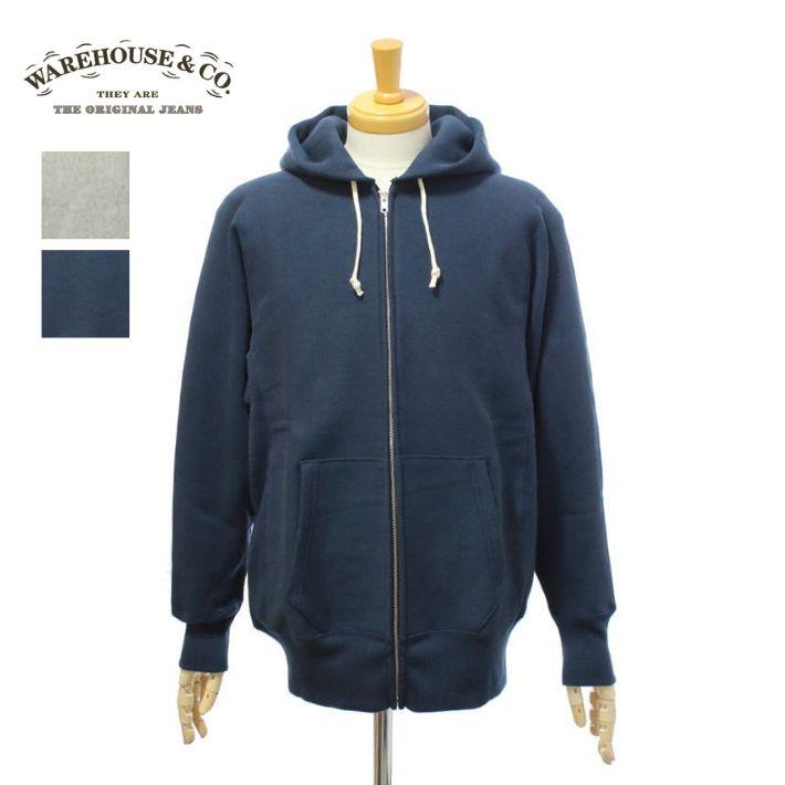 WAREHOUSE ウエアハウス　リバースウィーブ L ブラック WAREHOUSE（ウエアハウス） Lot 487 無地 リバースウィーブ スウェット