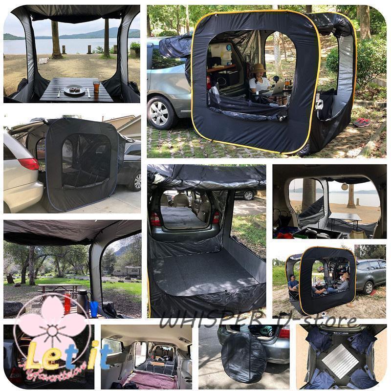 2022 防災対策 車中泊テントカーサイドタープ トランクテントポップアップテント キャンプ 日よけ 車と連結 SUVラポップアップテント 防水 5904899422