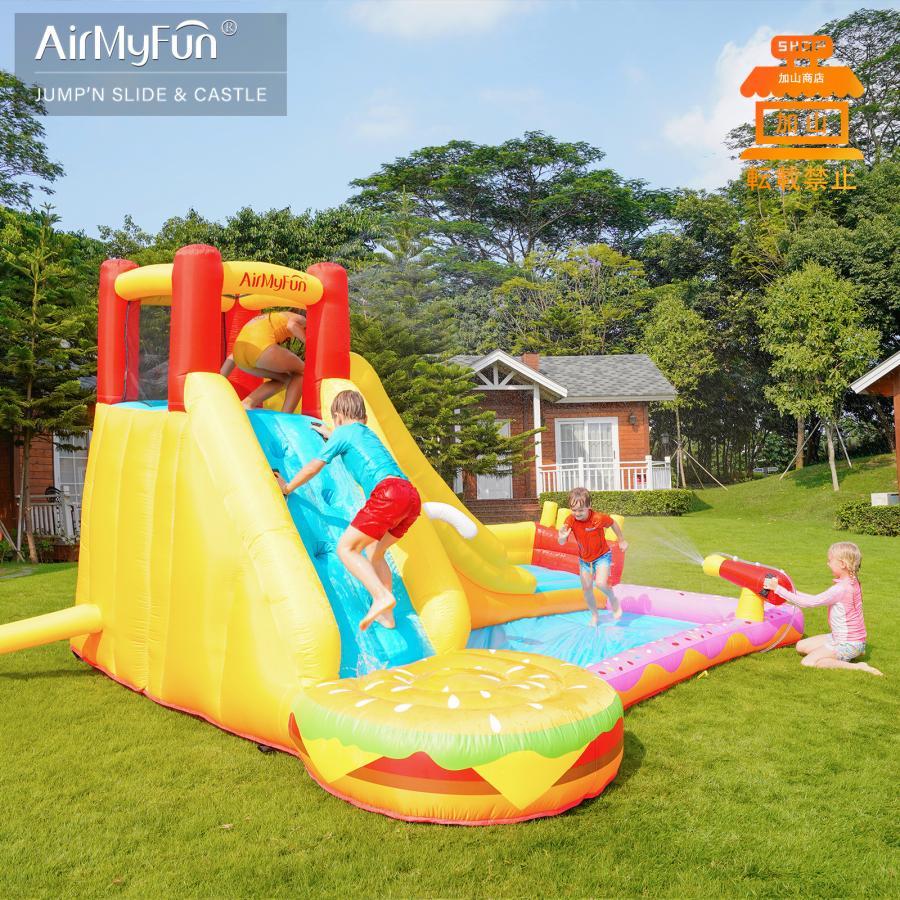 高評価続出！ HO!!PS プール 遊具 ビニールプール トランポリン 大型遊具 エア遊具 ウォータースライダー トレジャーアイランド 【EIM8822421795】(31232円)