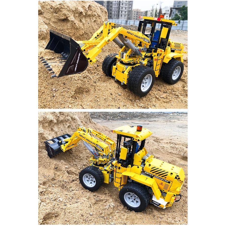 ラジコン レゴ テクニック 互換品 ボルボ L350F モーターセット ホイールローダー ブルドーザー クリスマス プレゼント 