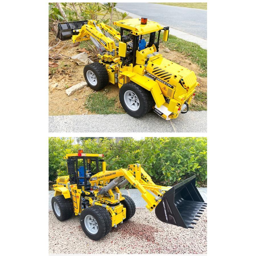 ラジコン レゴ テクニック 互換品 ボルボ L350F モーターセット ホイールローダー ブルドーザー クリスマス プレゼント 