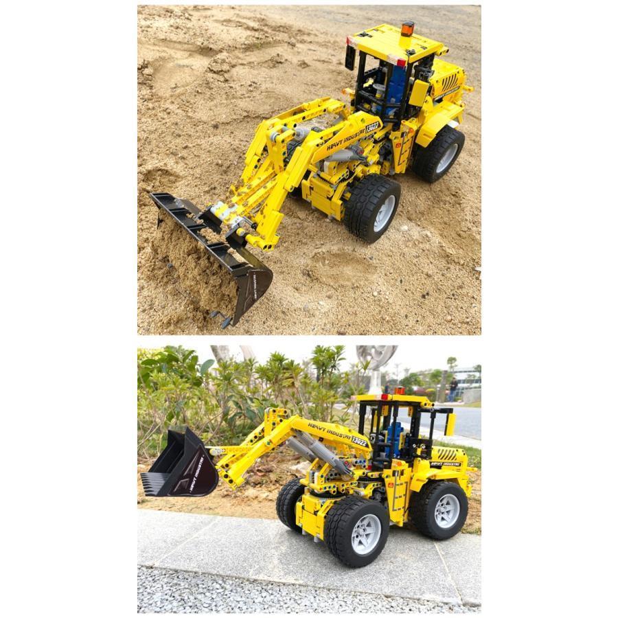 ラジコン レゴ テクニック 互換品 ボルボ L350F モーターセット ホイールローダー ブルドーザー クリスマス プレゼント 