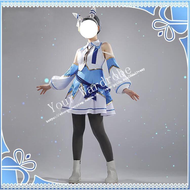 ウマ娘 プリティーダービー 風 ヒシミラクル 勝負服 コスプレ衣装 ウィッグ cosplay 仮装 イベント クリスマス ハロウィン 学園祭 仮装 仮装