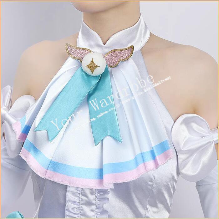 新品 ひろがるスカイ！プリキュア 風 虹ヶ丘ましろ にじがおかましろ キュアプリズム コスプレ衣裝 ウィッグ レディース コスプレ衣装 変装 仮装 