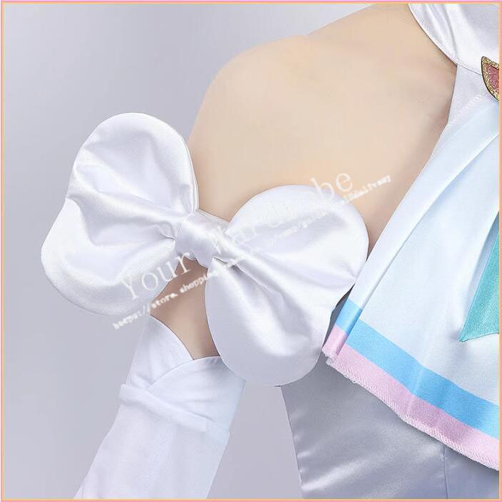 新品 ひろがるスカイ！プリキュア 風 虹ヶ丘ましろ にじがおかましろ キュアプリズム コスプレ衣裝 ウィッグ レディース コスプレ衣装 変装 仮装 
