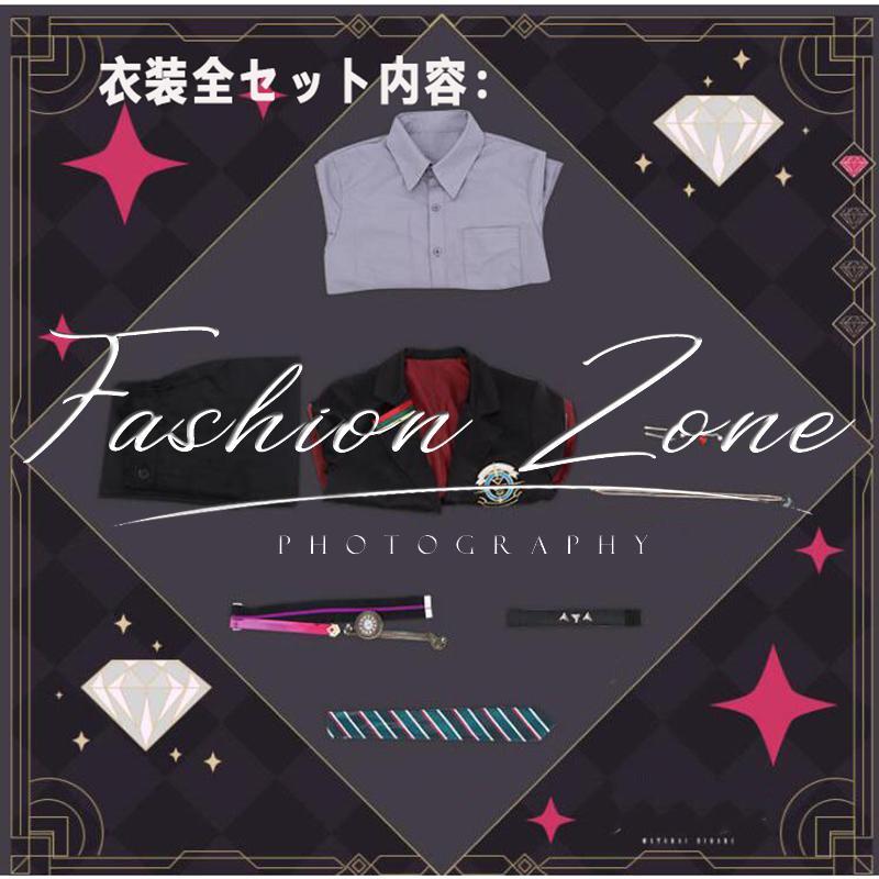 にじさんじ 風 Voltaction 渡会雲雀 新衣装 コスプレ 衣装 コスチューム 変身 仮装 ステージ服 舞台 ハロウィン クリスマス 男女兼用（ウィッグ、靴 追加 ） ウィッグ 靴 写真参照