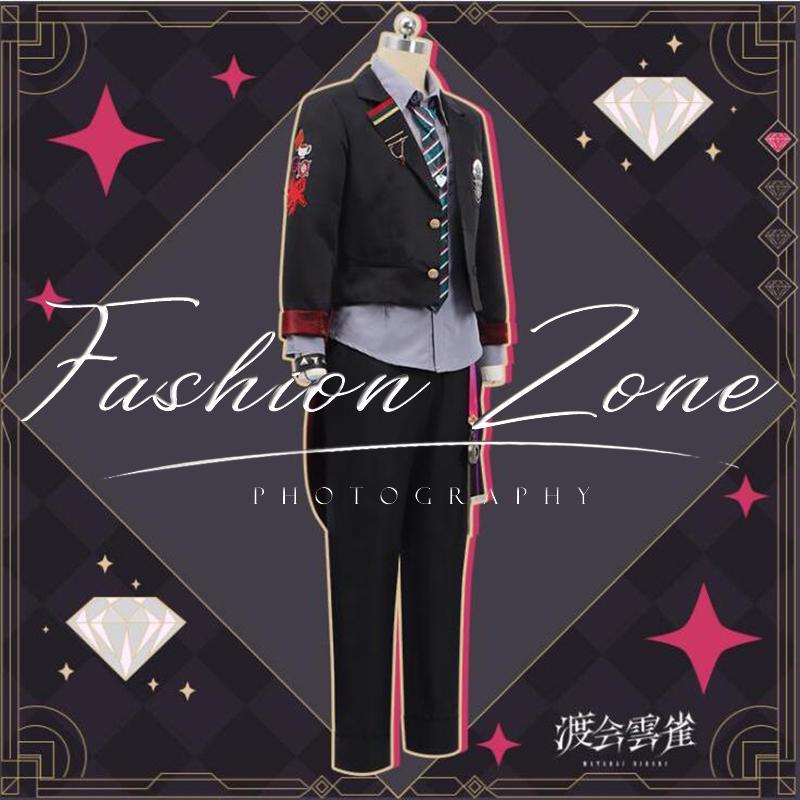 にじさんじ 風 Voltaction 渡会雲雀 新衣装 コスプレ 衣装 コスチューム 変身 仮装 ステージ服 舞台 ハロウィン クリスマス 男女兼用（ウィッグ、靴 追加 ） ウィッグ 靴 写真参照