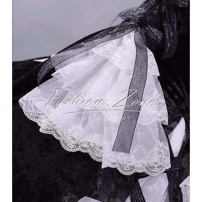 送料無料◆ローゼンメイデン 風 水銀燈 コスプレ衣装 ウィッグ 靴 cosplay コスチューム パーティーグッズ ハロウィン仮装 変装 ウィッグ 靴 写真参照