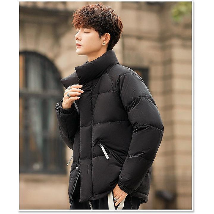 ダウンジャケット メンズ ブランド ビジネス ダウンコート 軽い 暖かい 白 黒 セール 大きいサイズも多数【Men’s ダウンジャケット特集】商品情報から↓ ダウンジャケット ：着丈74 　