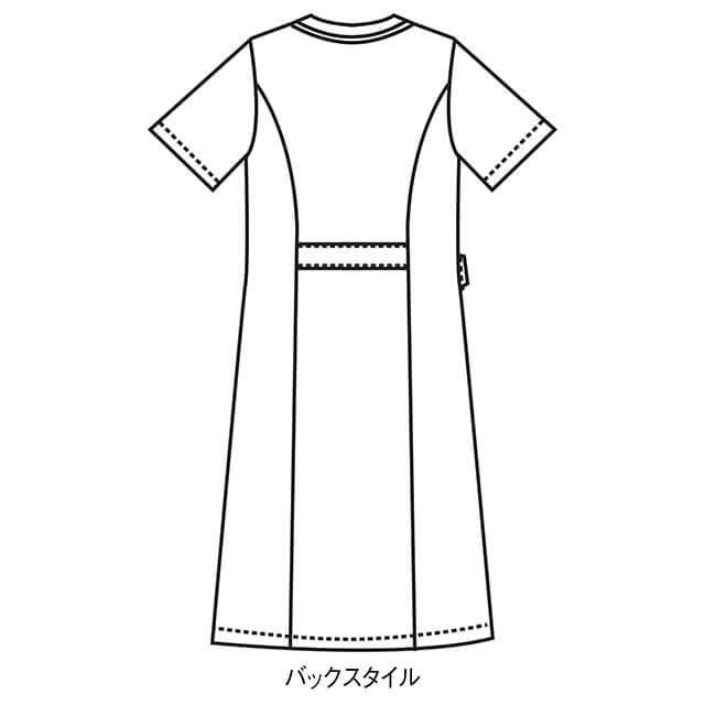 アンファミエ ナース服 白衣 ワンピース ナースウェア 医療用