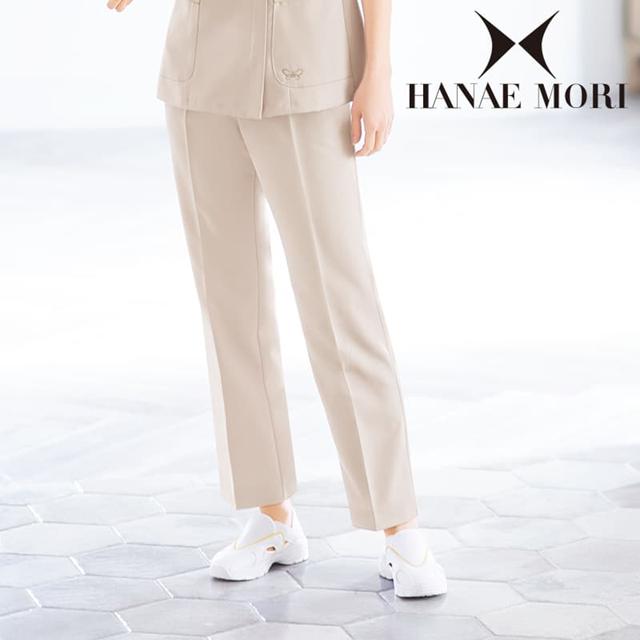 ハナエモリ＞アシンメトリーVネックジャケット ストレートパンツ 上下