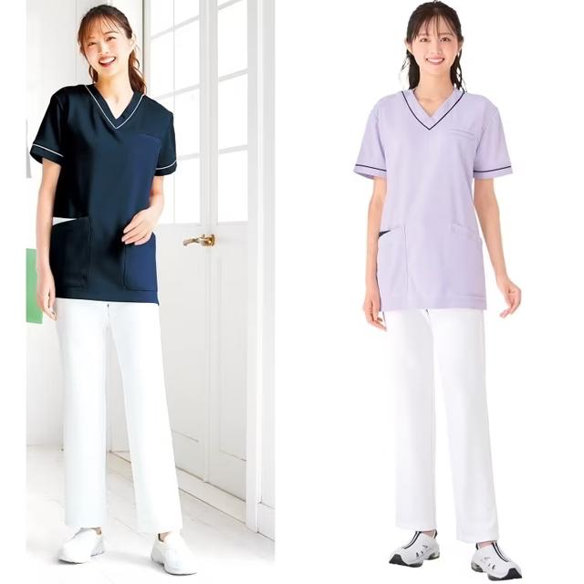 アンファミエ スクラブ 医療 白衣 メンズ レディース ナース服 ナース