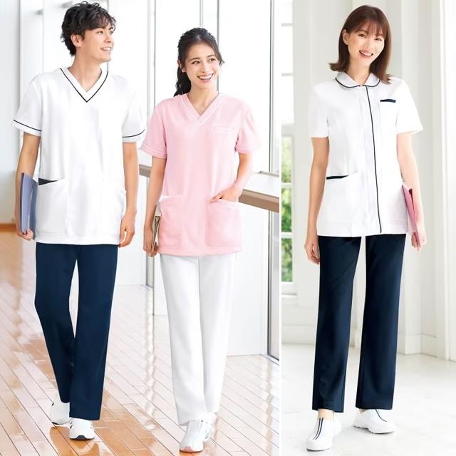 アンファミエ スクラブ 医療 スクラブパンツ 白衣 ナース服 レディース