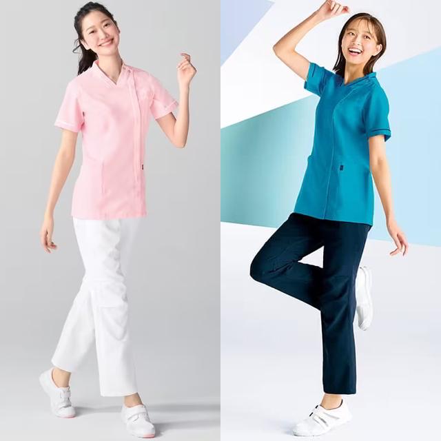ヒメキランソウ白 MIZUNO（ミズノ） スクラブ 医療 白衣 レディース ナース服 ナース