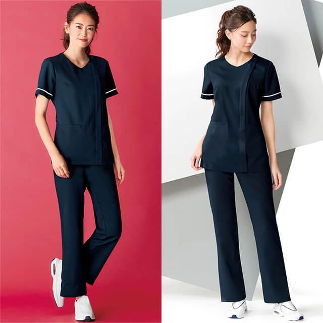 アンファミエ パンツ ズボン ナース 医療 看護 介護 白衣 ナースウェア