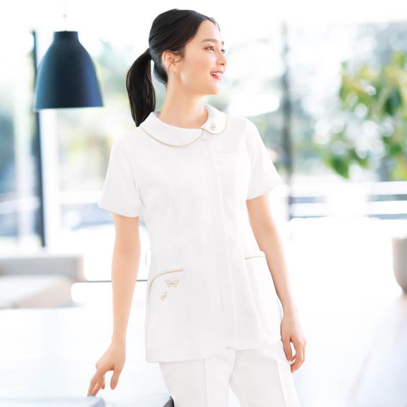 アンファミエ ナース服 白衣 レディース ナースウェア 医療用