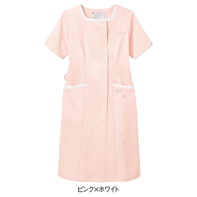 アンファミエ ナース服 白衣 ワンピース ナースウェア 医療用