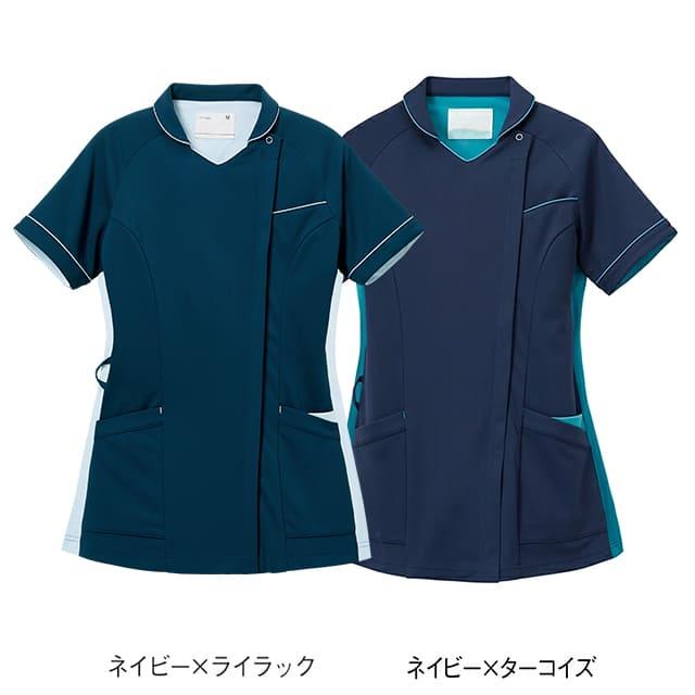 アンファミエ 透け防止ウイルスガード2WAYストレッチ サイド配色