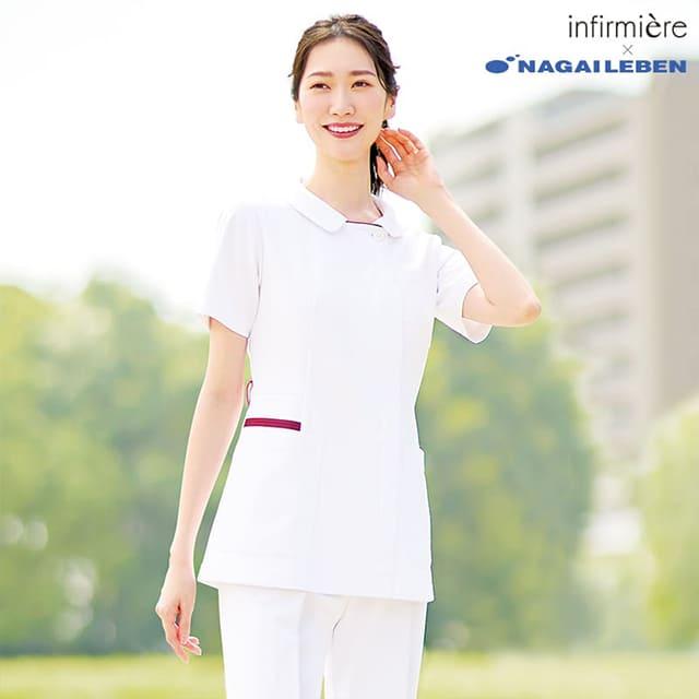 アンファミエ 医療 白衣 ジャケット ナースウェア ナース服 レディース