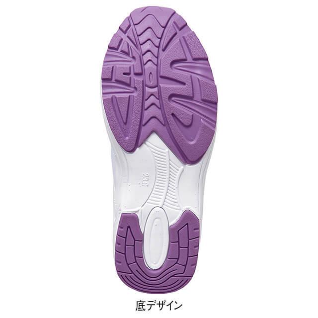 ナースシューズ 白 安い 疲れにくい 疲れない 医療 看護 介護 ミッキー アンファミエ ディズニー スポーツフィットサイドメッシュスニーカー