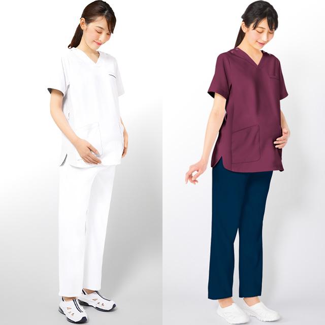 アンファミエ スクラブ 医療 白衣 レディース ナース服 ナーススクラブ