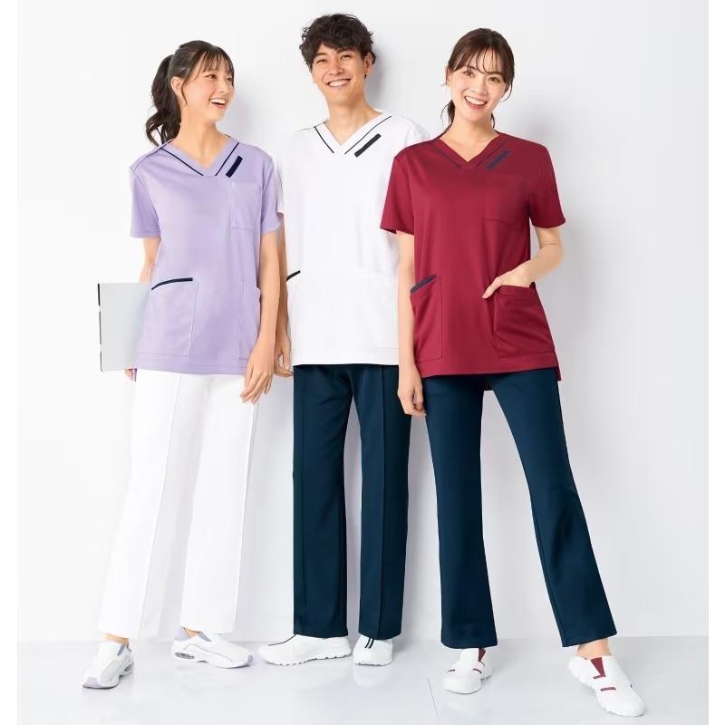 アンファミエ スクラブ 医療 白衣 メンズ レディース ナース服 ナース