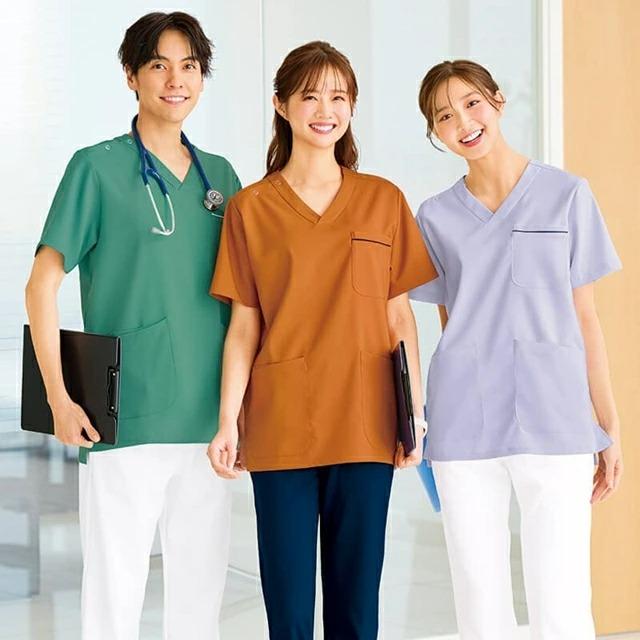 アンファミエ スクラブ 医療 白衣 メンズ レディース ナース服 ナース